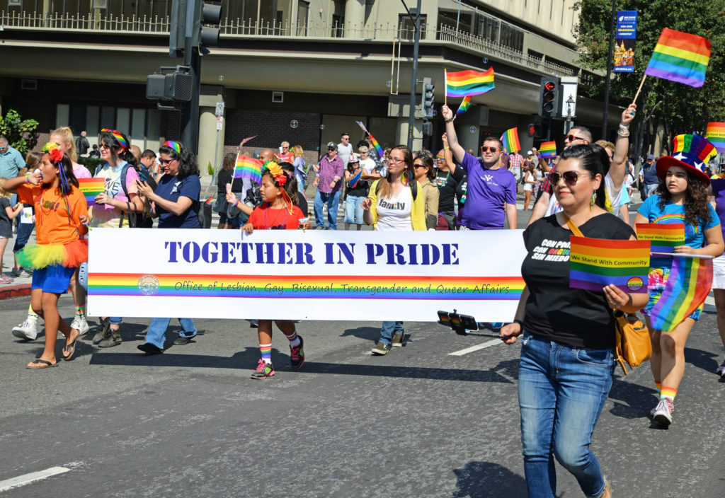 Santa Clara County Office of LGBTQ Affairs Silicon Valley Pride contingent